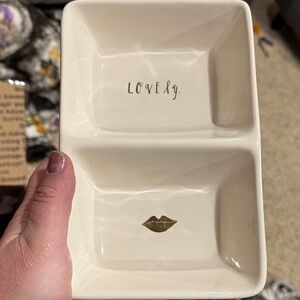 Rae Dunn Artisan Collection Cream Dish